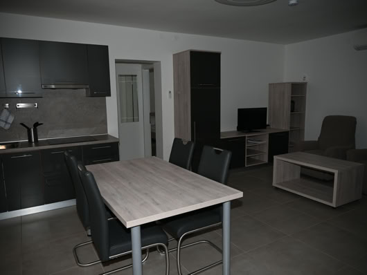 Salon i jadalnia z kuchnią